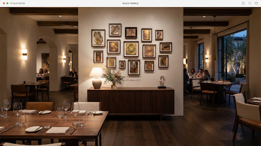 Sedimentary Layers installation at Boka Bay Bistro